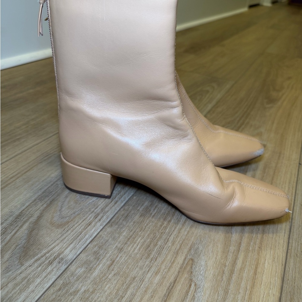 J Crew Roxie Women’s Nude Leather Boots - Picture 8 of 8